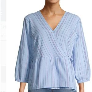 TIME And TRU BLE PIN STRIPED  SHIRT Size XL